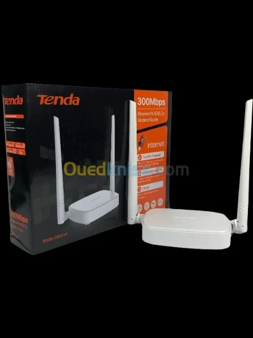 Tenda Modem Routeur D301 V4 ,300Mbps