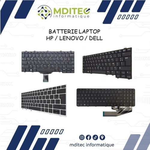 CLAVIER LAPTOP HP DELL
