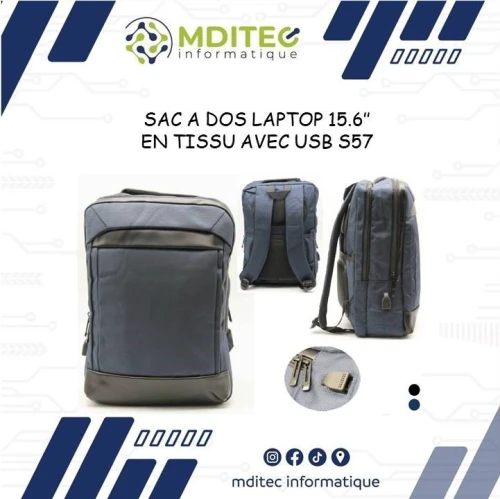 SAC A DOS LAPTOP 14'' 15.6'' 17''