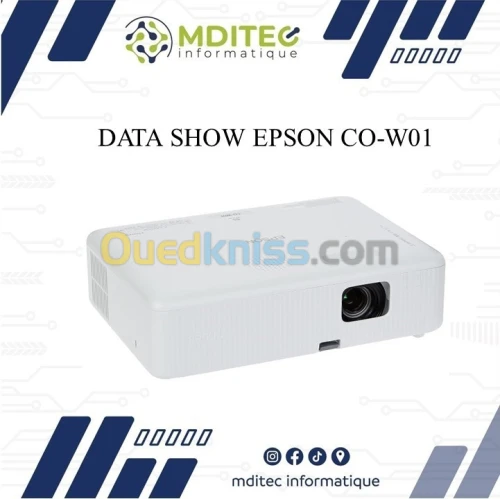 DATA SHOW EPSON CO-W01 3000 LUMENS HDMI-USB