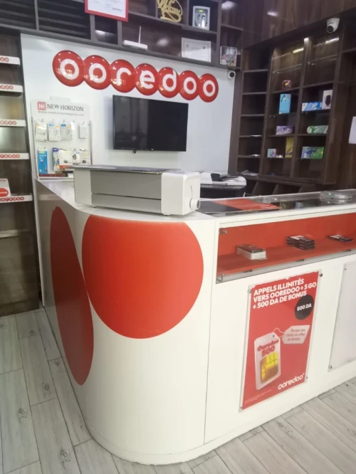 Box, comptoir Ooredoo