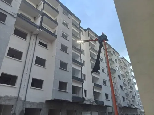 Monocouche et plâtre projeté 