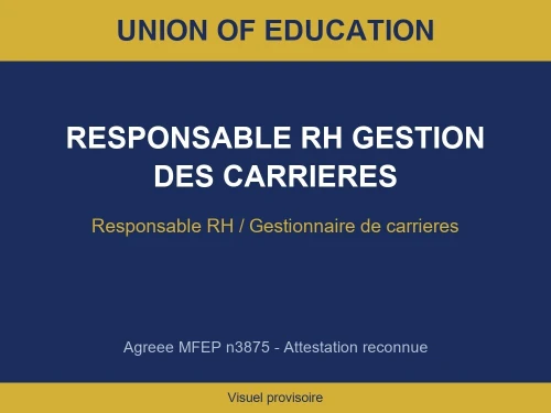 Formation Responsable RH & Carrières | تكوين تسيير المسارات GPEC - Alger