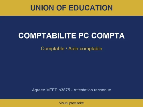 تكوين محاسبة و PC Compta | محاسب - G50 TVA - شهادة MFEP Alger