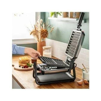 TEFAL Gaufrier Électrique King Size 1200W Professionnel