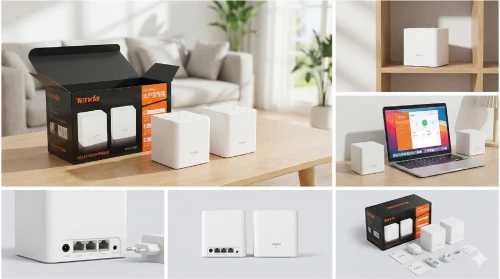 Système WiFi Mesh Tenda AC1200 (Pack de 2) - Couverture Totale & Puissante