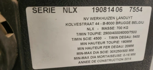 Machine 7 opérations