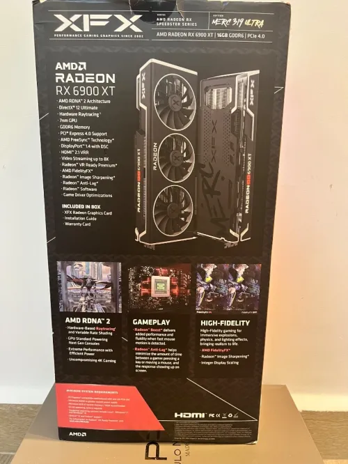 Carte graphique GPU XFX Rx 6900xt 16GB Vram Limited black edition