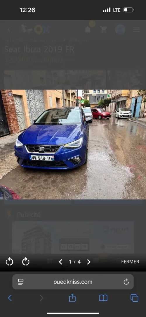 Seat Ibiza 2019 Atwelho menha ay mkentra