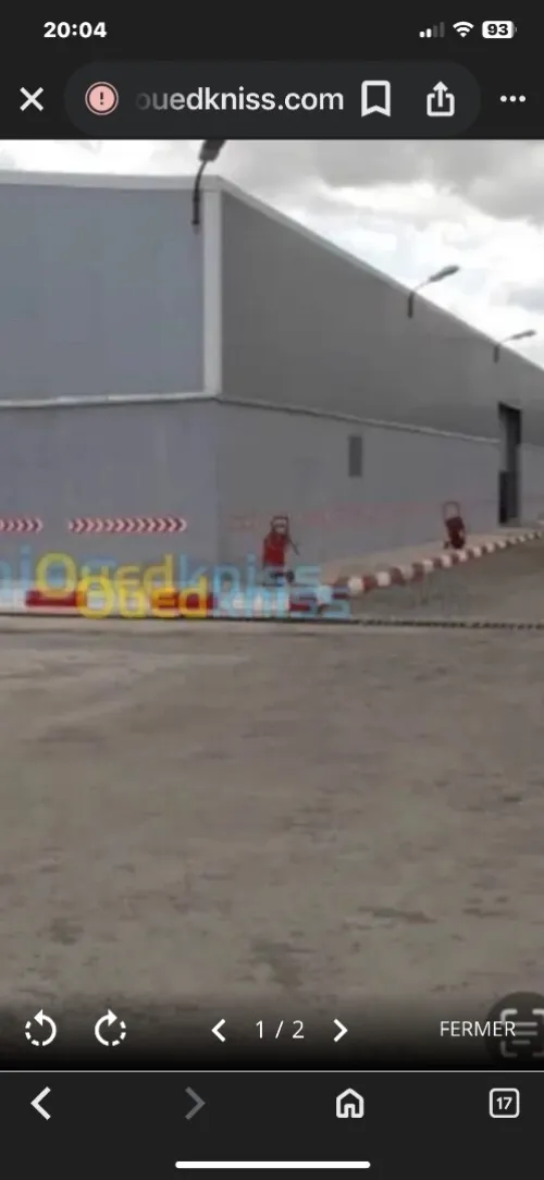 Location Hangar - Usine Sétif Guidjel