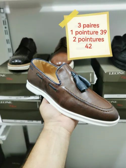 Chaussures en cuir made in italy