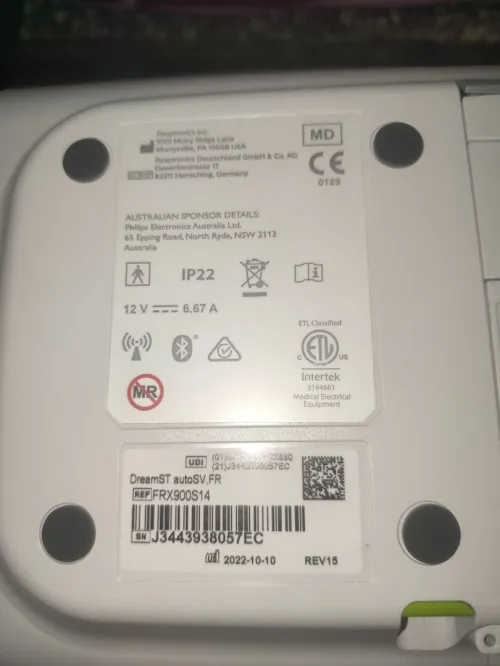 VNI CPAP Philips Respironics Dreamstation BiPAP AutoSV Auto EPAP apnée obstructive Apnée Centrale