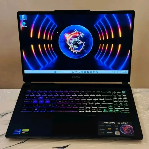 MSI CYBORG A13V  13TH / intel i7 -13620H /RAM 16 Go DDR5 /DISK 512GB SSD NVEM /invidia GEFORCE RTX 4050  06 UP 24GB /ecran 15.6  FUH IPS 144 HZ