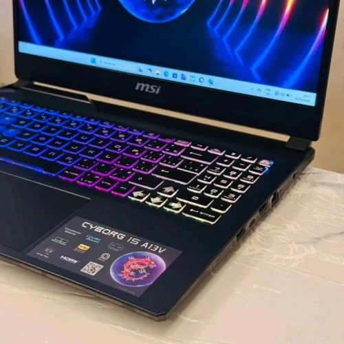 MSI CYBORG A13V  13TH / intel i7 -13620H /RAM 16 Go DDR5 /DISK 512GB SSD NVEM /invidia GEFORCE RTX 4050  06 UP 24GB /ecran 15.6  FUH IPS 144 HZ