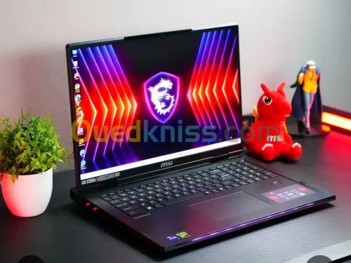 MSI RAIDER 18HX/I9-14900HX/RAM 32 GO DDR5/1024GB SSD/RTX 4070 08GB /18POUCE 4K MINI LED 