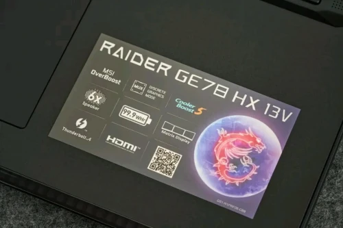 MSI RAIDER GE68 HX 13V/I9-13950HX/32GB DDR5/1TB SSD/RTX 4060 8GB/16 POUCE 144HZ