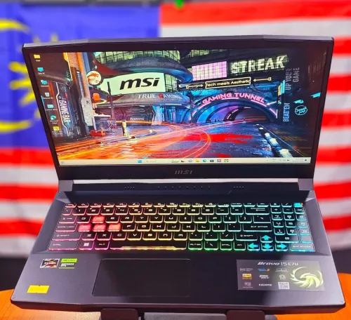 MSI BRAVO 15 C7VFK 2023/RYZEN 7-7735HS 5.5GHZ/RAM 32GB DDR5/1TB SSD/RTX 4060 8GB