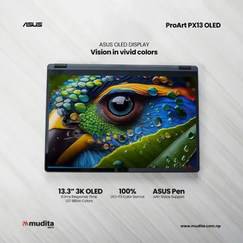 ASUS  ProArt PX13 OLED/RYZEN AI 9 HX 370W/24GO DDR5X/1TB SSD/NVIDIA RTX4050 6GO/13.3" 3K OLED