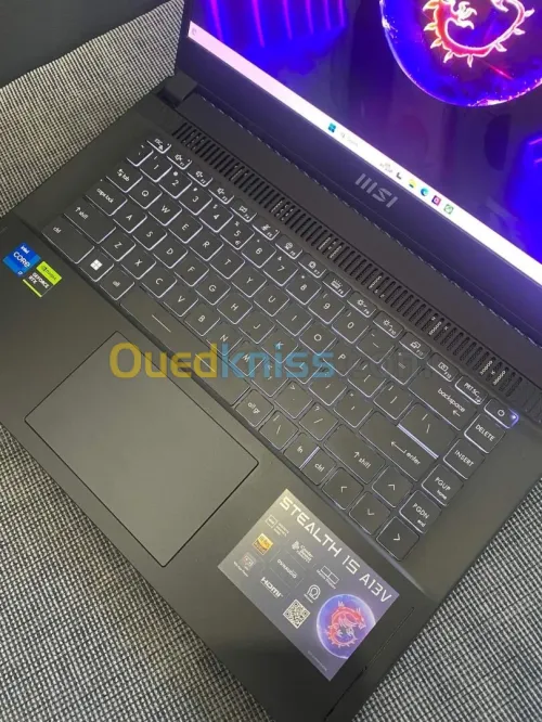 MSI STEALTH 15 2024/intel i7-13620H/ RAM 16GB DDR5/DISK 1024GB SSD/RTX 4060 8GB/15.6pouce 4K 120HZ