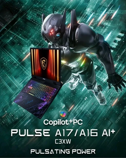MSI PULSE A16 AI+ 2026/RYZEN 7 AI 350U  5.3GHZ/RAM 32GB/DISK 1TB SSSD/NVIDIA RTX 5060 8GB/ECRAN 16 2.5K 240HZ