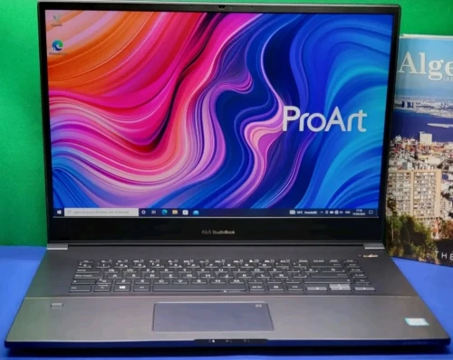 ASUS  ProArt Studiobook 17 /intel I7 -9750H  4.9ghz  /RAM 32GB  DDR4   3200MHZ  /DISK 512GB ssd nvum /carte graphique NVIDIA  QUADRO T1000  4GB /Display: 17-inch, FHD+  16:10