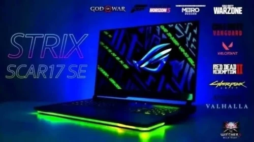 ASUS ROG STRIX SCAR 17/RYZEN 9-7945HX 3D RAM 32GB DDR5/DISK 1TB SSD/ NVIDIA RTX 4080 12gb/17.3 IPS 2.5K 240HZ