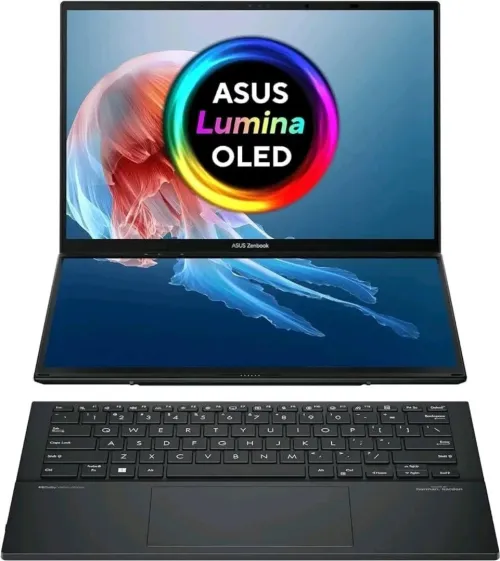 ASUS  ZENBOOK DUO UX8406CA OLED 2025 INTEL CORE ULTRA 9 285H 32GO DDR5X 7467MHZ 2TO SSD NVME 3K OLED
