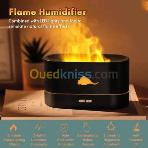 Vapeur avec effet de flamme Diffuseur à effet flamme
