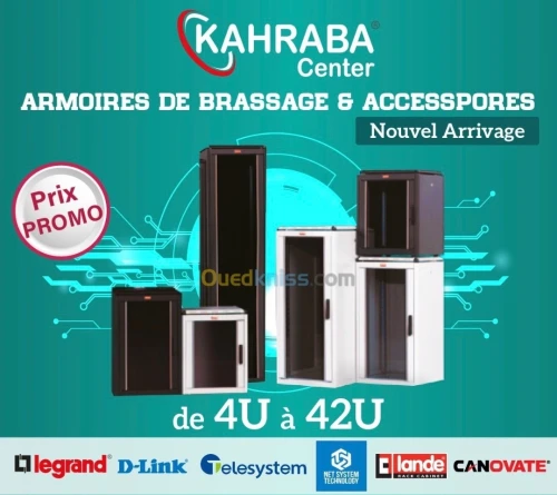 Armoire de Brassage de 4U à 42U