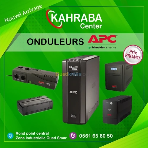 Disponible toute la gamme des onduleurs APC 
