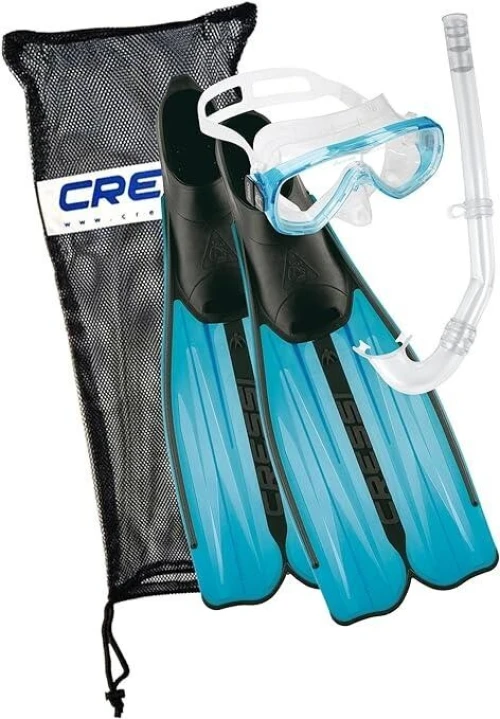KIT Cressi Rondinella Bag Ensemble Plongée/Natation (palmes, masque, tuba) avec sac
