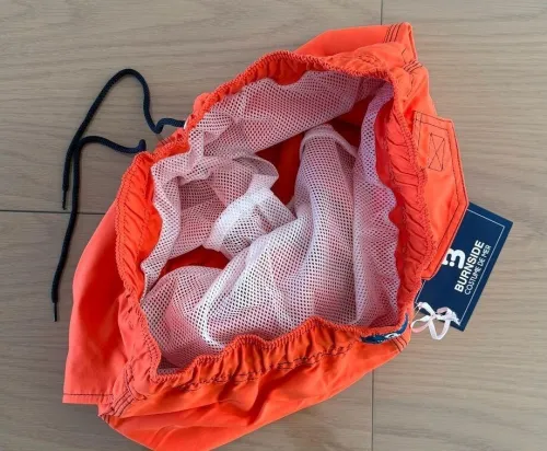 Short de Bain  avec poche Par Costume de mer ORANGE