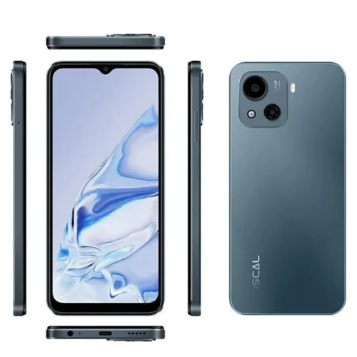 BLACKVIEW OSCAL C80 Android 12  4G  8GB+128GB, 50MP+8MP Dual Camera, 6.5" 90Hz HD+ Display, Dual SIM Free Mobile Phone, Slim Design, 5180mAh Fast Charge, GPS Face Unlock Fingerprint Gris