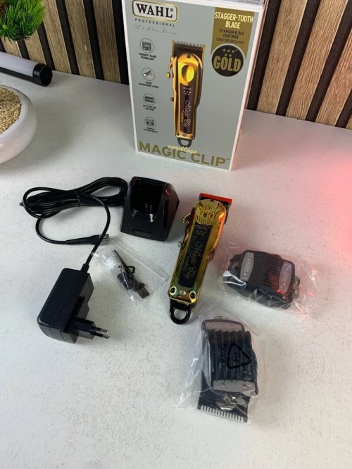Tondeuse Wahl Magic Clip Gold Cordless Clipper - ماكينة حلاقة الشعر اللاسلكية