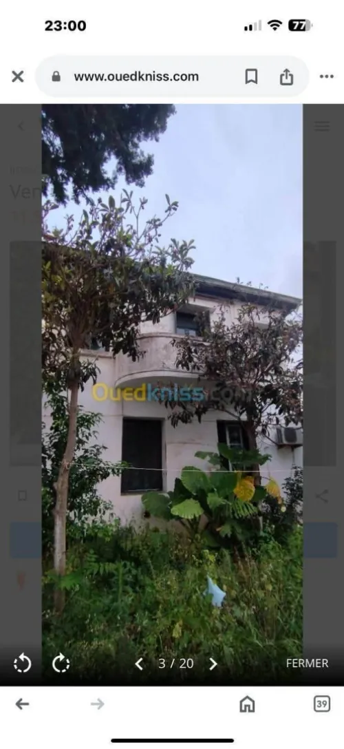 Vente Villa Alger El biar