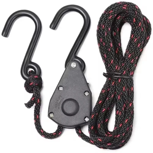 Tire Cable à Poulie avec Crochets حامل الأضحية والاغراض الثقيلة