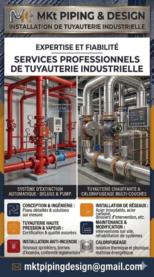 Tuyauterie et Soudage Industriel.