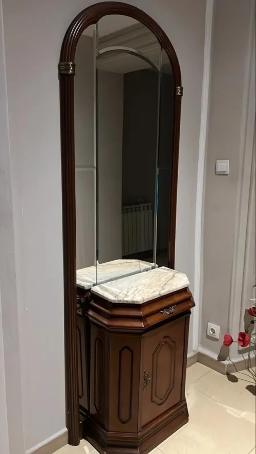 Console entrée avec miroir 