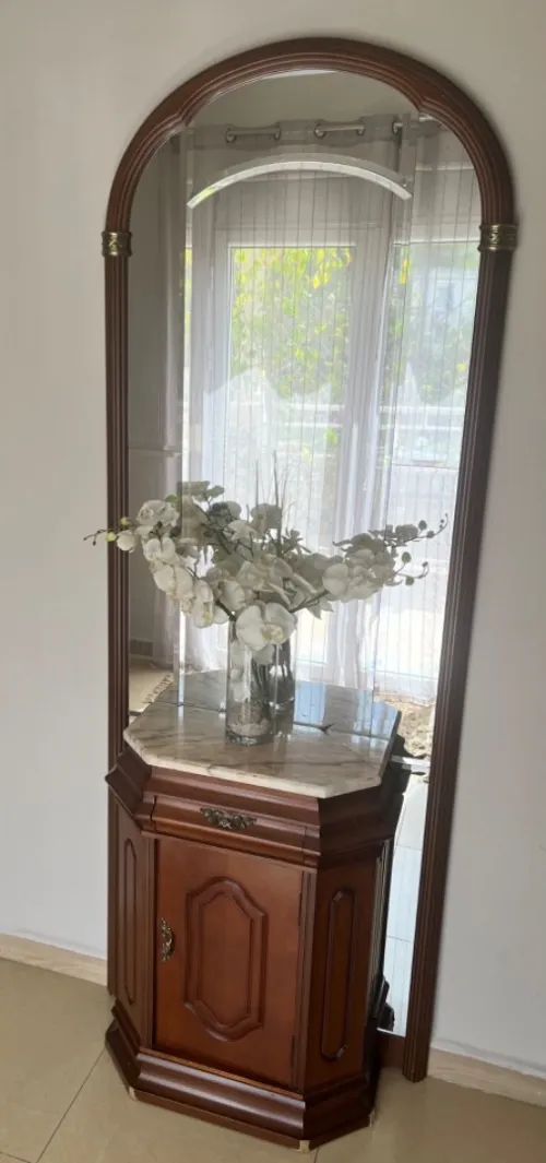 Console entrée avec miroir 