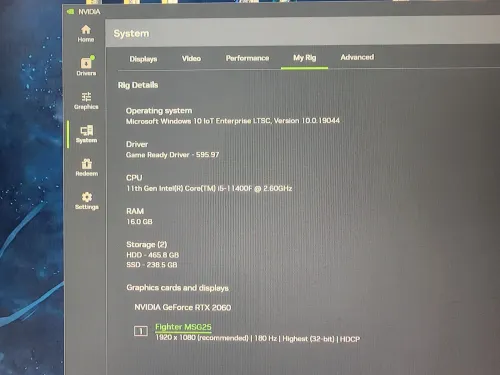 Unite Gamer i5 11th/16gb/RTX2060