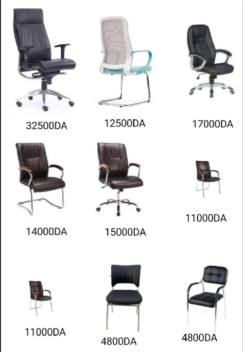 Chaise de bureau ergonomique tout types, plusieurs modèles, filet respirant avec appui-tête et accoudoirs réglables
