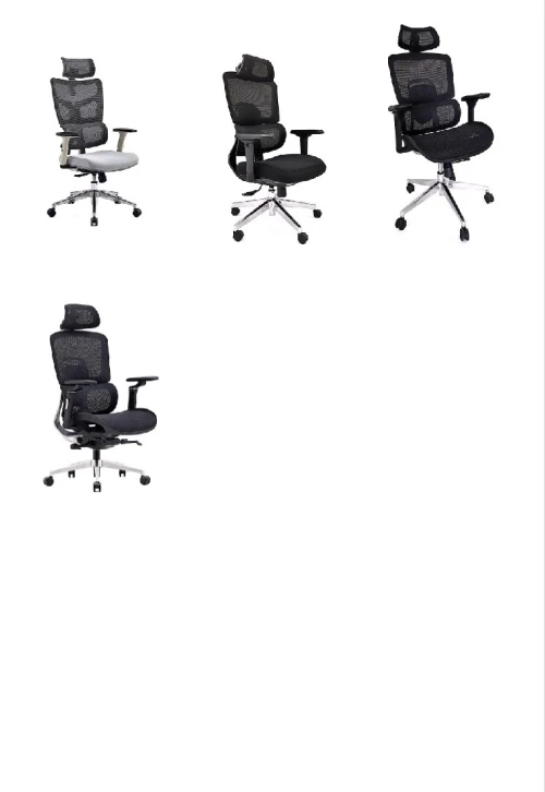 Chaise de bureau ergonomique tout types, plusieurs modèles, filet respirant avec appui-tête et accoudoirs réglables