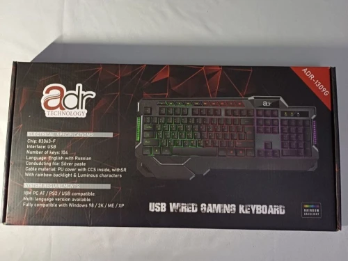 Claviers Gaming Adr 1309G