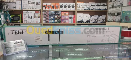 Support TV Mural Fixe Fidel E3-T 40"-80"