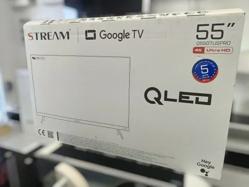 Televiseur Smart Stream 55 pouces Qled 4K UHD Google TV
