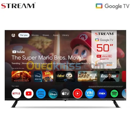 TV STREAM 50 POUCE 4K UHD  Sound Pro  Google TV 14