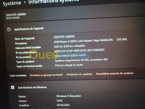 Huawei matebook D15 