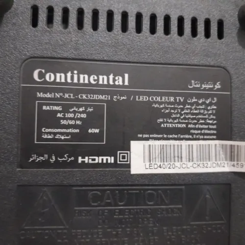 Vente tv continental 32 pousse