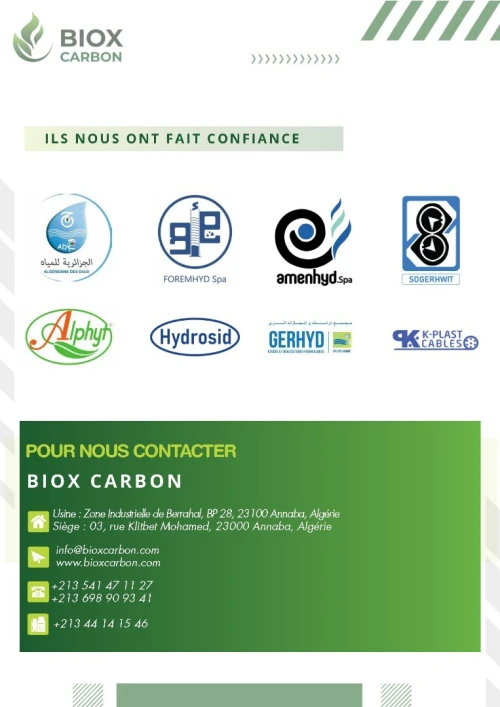 Charbon Actif en Grains (OLEASORB GAC-800 S) - Traitement Eaux Usées & Air