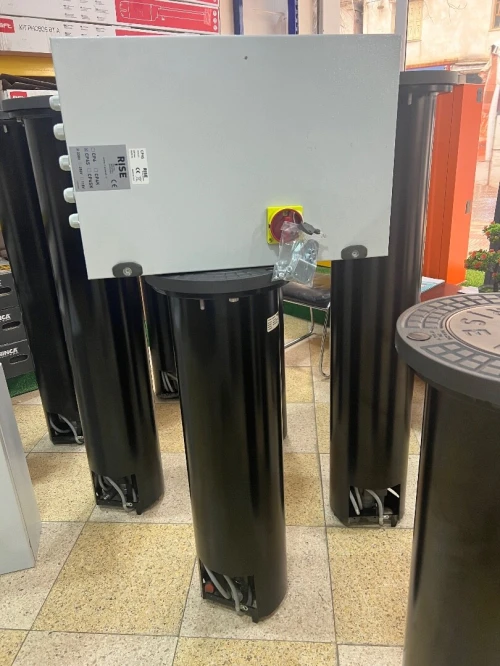 Barrière borne escamotable porte automatique